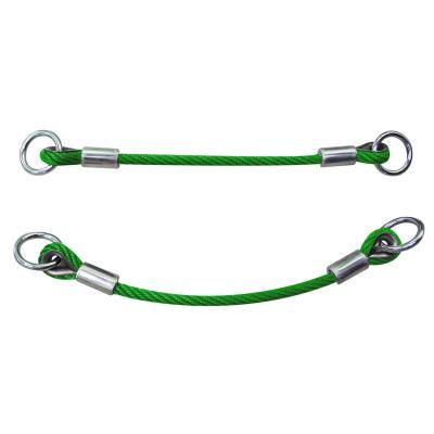 Ø 16mm Rope Loop Adventure Park Flying Over Jungle Trees Adventure Six Strand Composite Climbing Rope Double Headed Compression U-shaped Hanging Rope