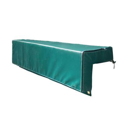 Angle foam adventure park jungle flying over trees adventure zip line platform protection pad collision pad