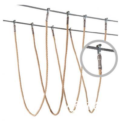 ​探险公园 悬挂障碍 U型秋千