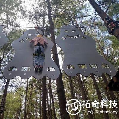 Jungle Climbing Wall: Exploring through the jungle with little ghosts, clowns, pandas, chimpanzees, climbing wall panels