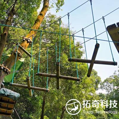 Hanging Cross Forest Adventure Flying over Jungle Adventure Park Hanging Cross Game elements